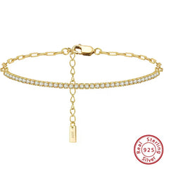 MILA STERLING SILVER TENNIS BRACELET