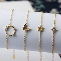 CLAUDINA PAVE BUTTERFLY BRACELET