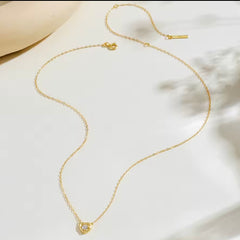 MAISY STERLING SILVER DAINTY HEART NECKLACE