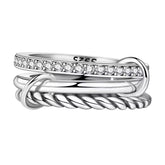 STERLING SILVER STACK RING