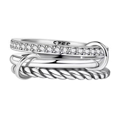 STERLING SILVER STACK RING