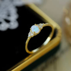 OPAL STERLING SILVER RING