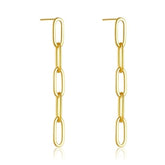 KADIE PAPERCLIP LINK EARRINGS