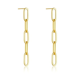 KADIE PAPERCLIP LINK EARRINGS