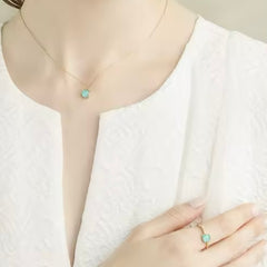 KARIA AMAZONITE STERLING SIVER RING