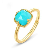 KARIA AMAZONITE STERLING SIVER RING