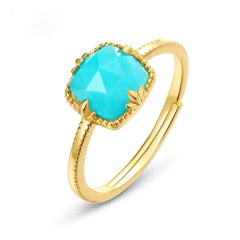 KARIA AMAZONITE STERLING SIVER RING