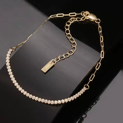 MILA STERLING SILVER TENNIS BRACELET