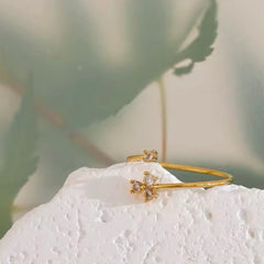 OLYMPIA CZ FLOWER RING