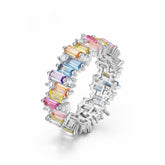 SCARLETT STERLING SILVER MULTI COLOR RING