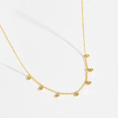 MARCELLA STERLING SILVER DANGLE NECKLACE