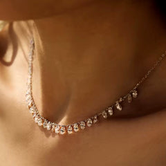 ROSINA CZ DANGLE NECKLACE