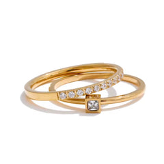 REA STACKABLE DIAMOND RING