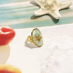 STARFISH SHELL RING