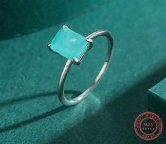 ARHIANNA STERLING SILVER PARAIBA RING
