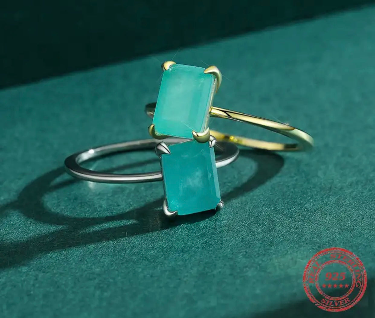 ARHIANNA STERLING SILVER PARAIBA RING