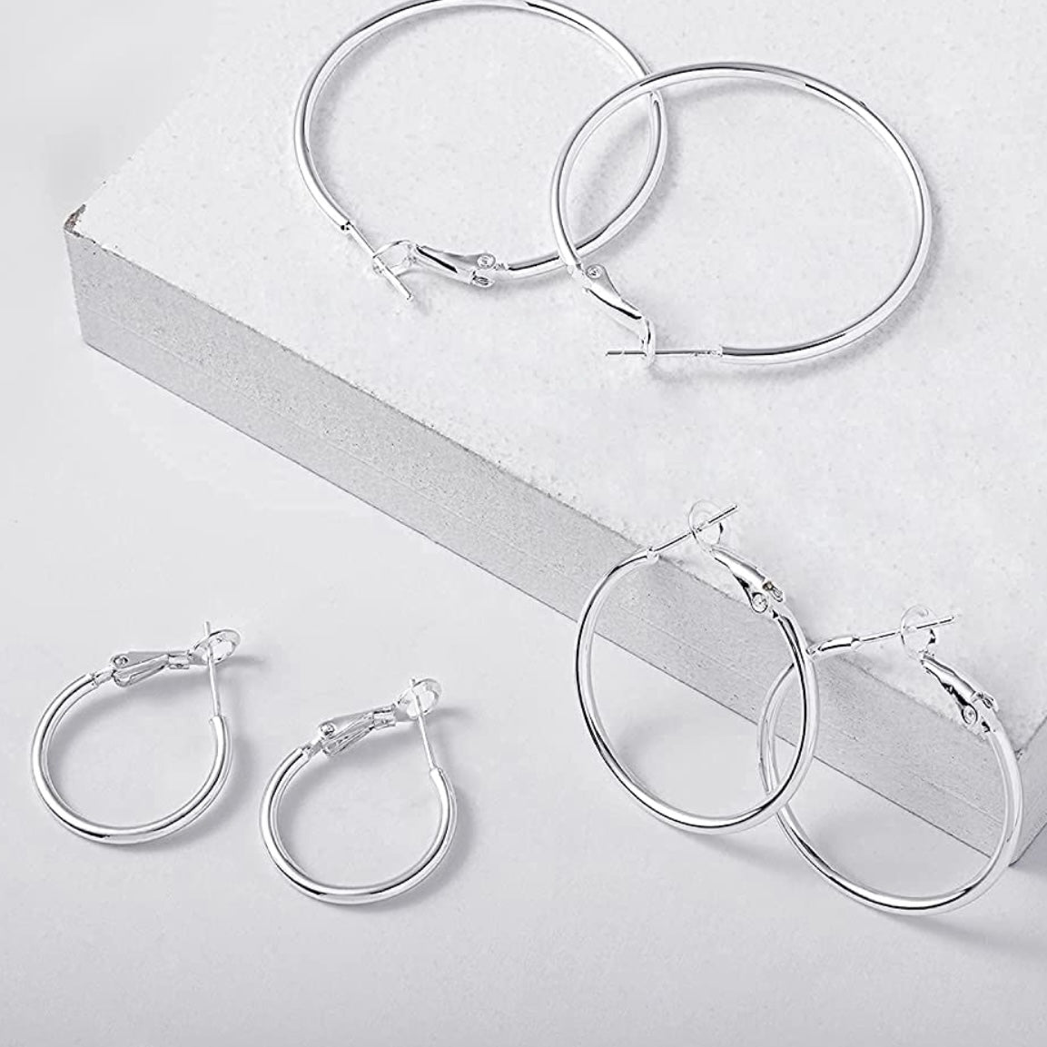 CARLA HOOP STERLING SILVER EARRINGS
