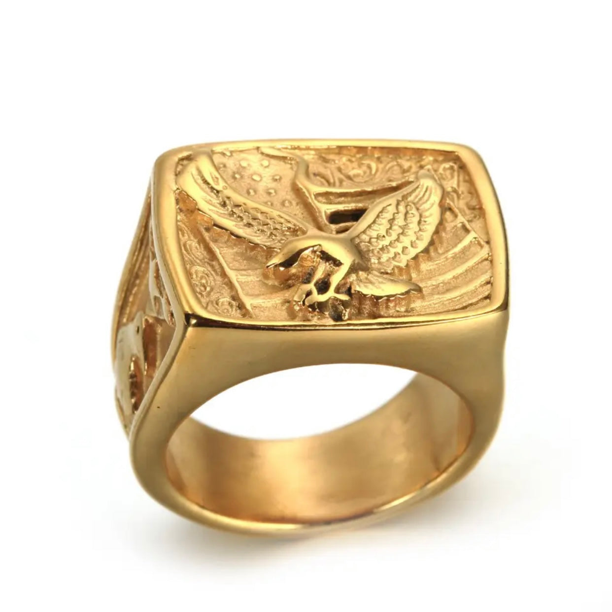 JACK TITANIUM STEEL EAGLE RING