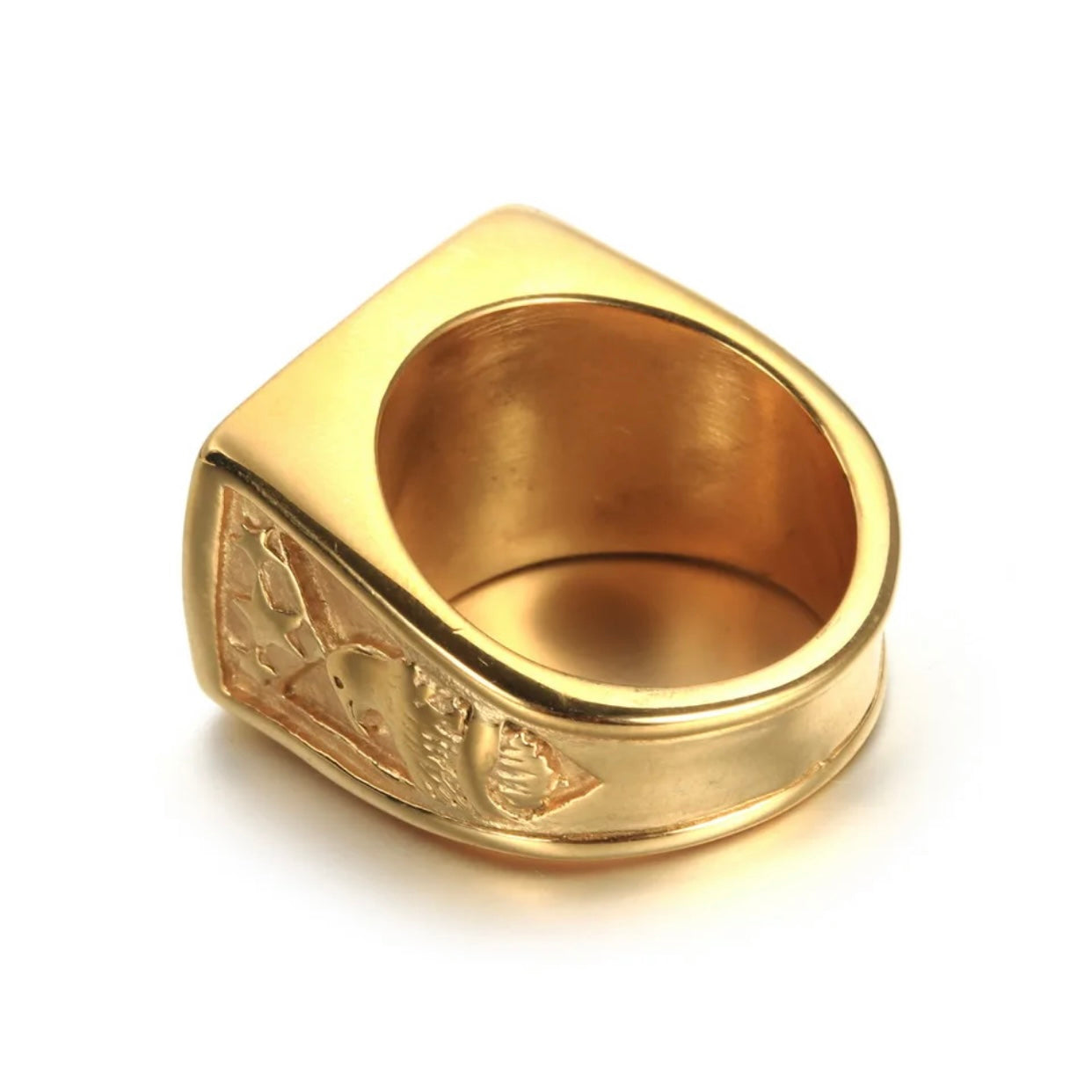 JACK TITANIUM STEEL EAGLE RING