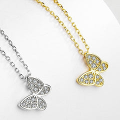 ANNINE STERLING SILVER DELICATE BUTTERFLY NECKLACE