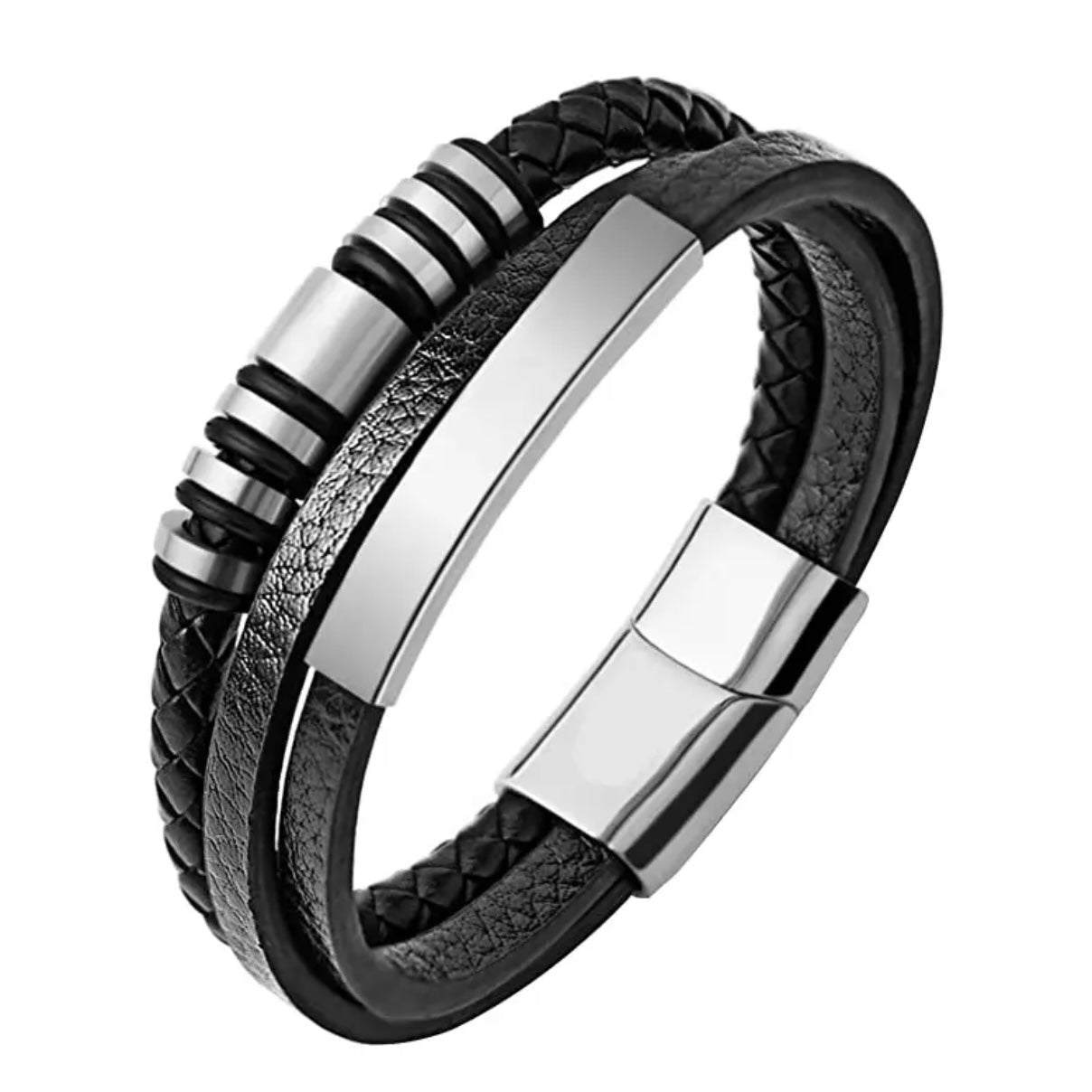 KINGSTON LEATHER TRIO BAND BRACELET