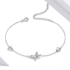ELSIE STERLING SILVER BUTTERFLY BRACELET