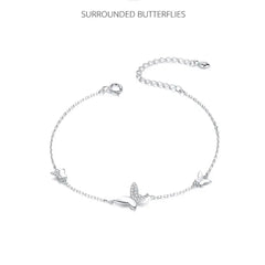 ELSIE STERLING SILVER BUTTERFLY BRACELET