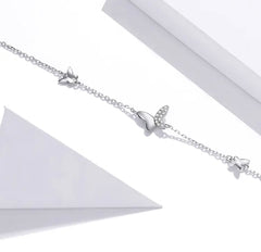 ELSIE STERLING SILVER BUTTERFLY BRACELET