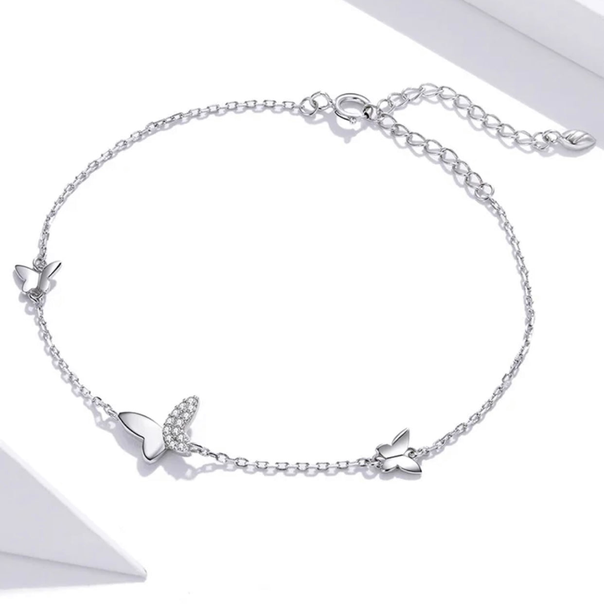 ELSIE STERLING SILVER BUTTERFLY BRACELET