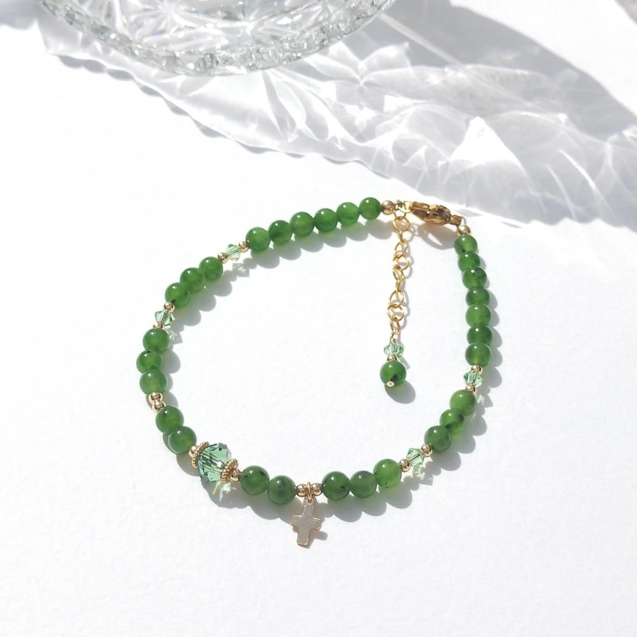 BURMA JADE NATURAL STONE BRACELET