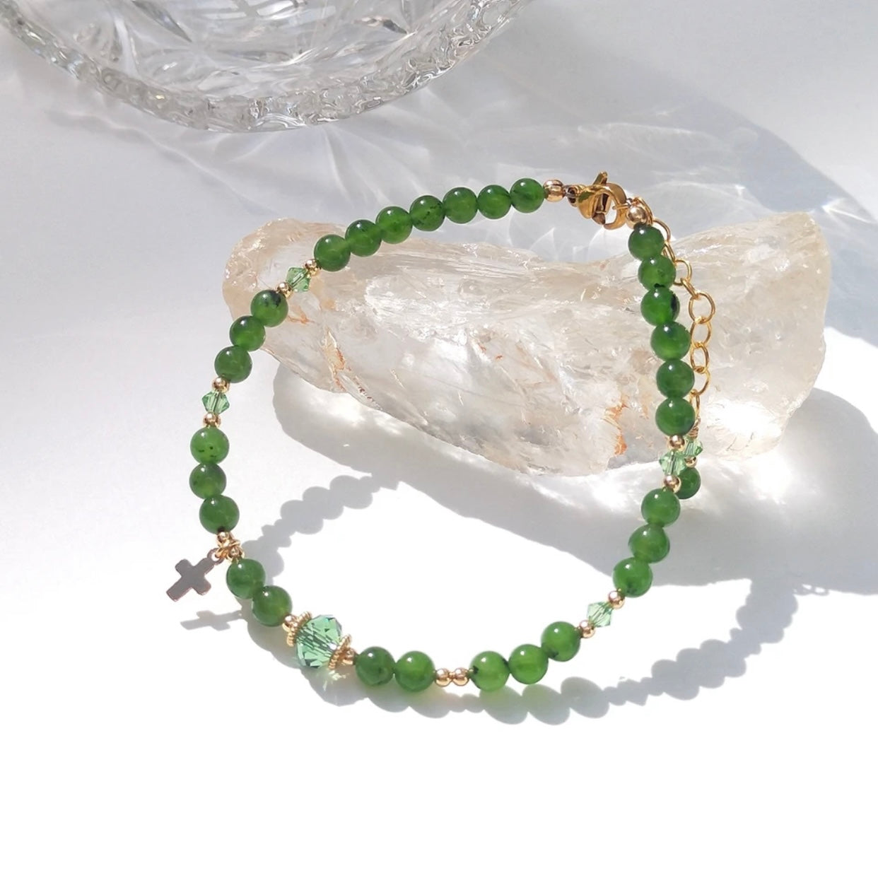 BURMA JADE NATURAL STONE BRACELET