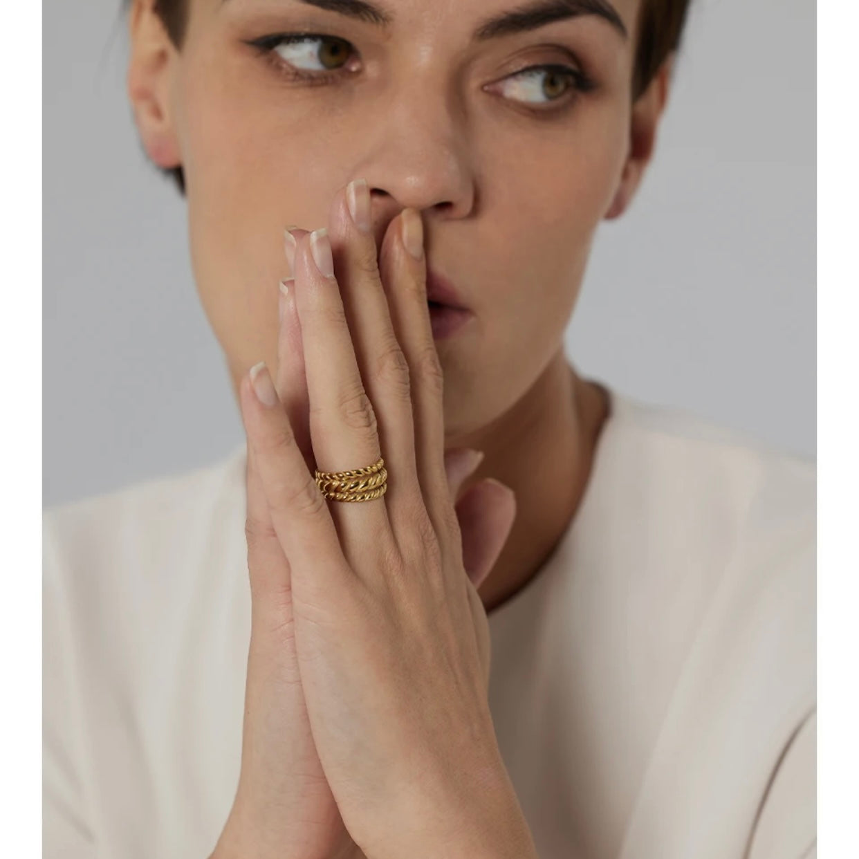 NADIA LINK CHAIN RING