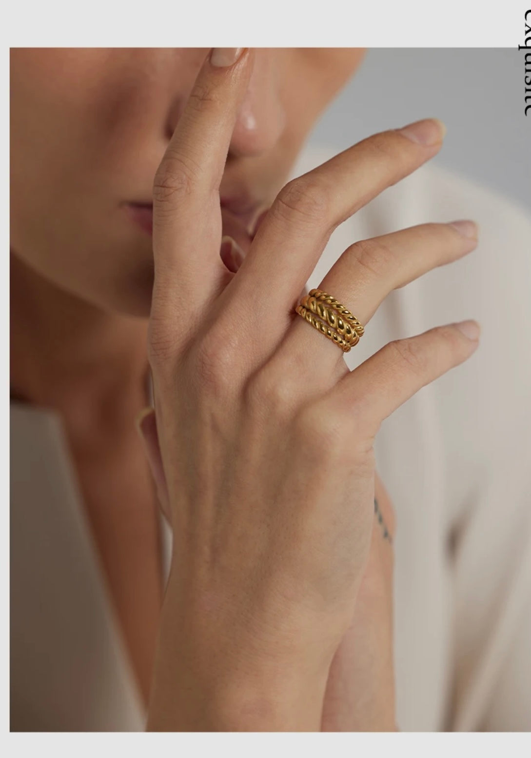 NADIA LINK CHAIN RING