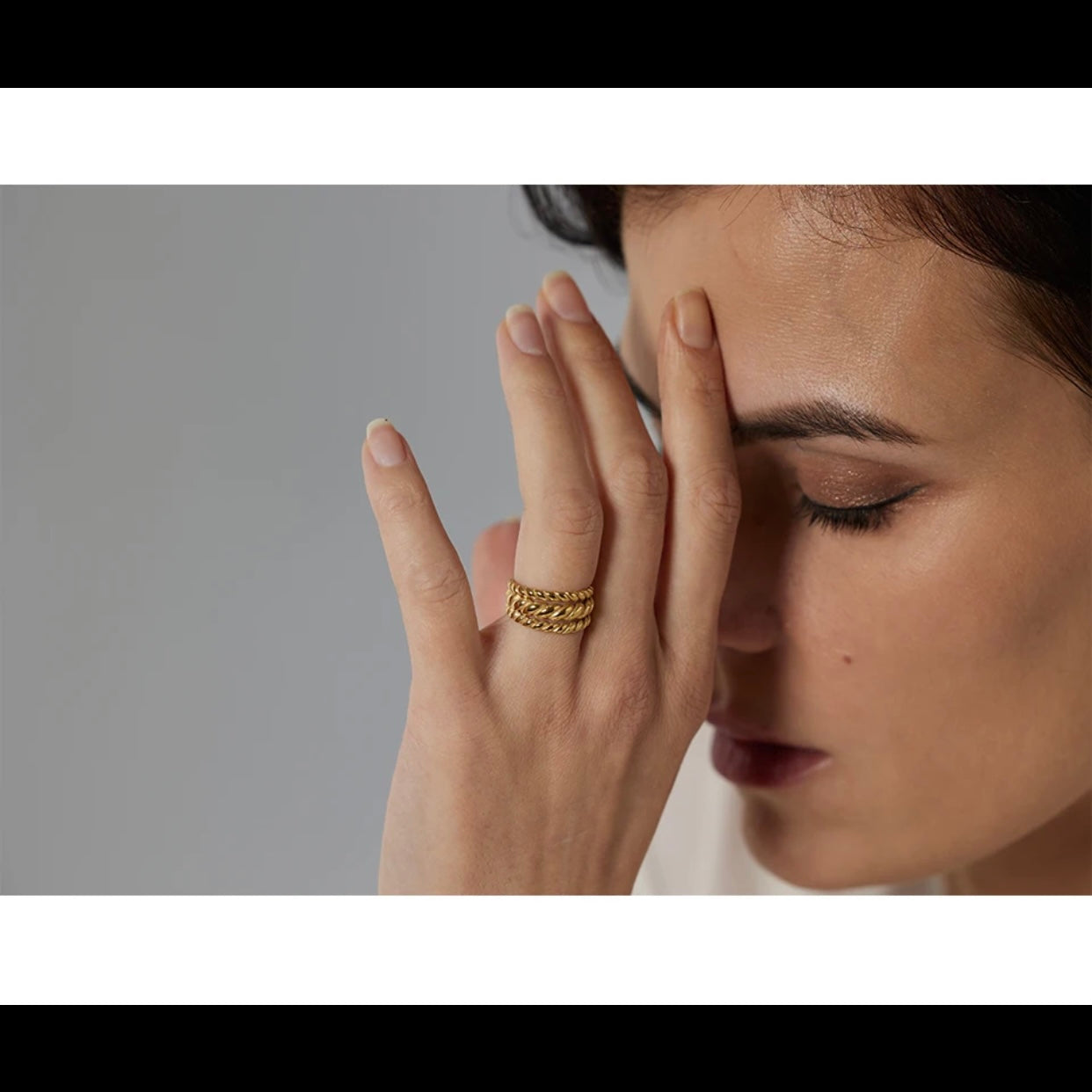 NADIA LINK CHAIN RING