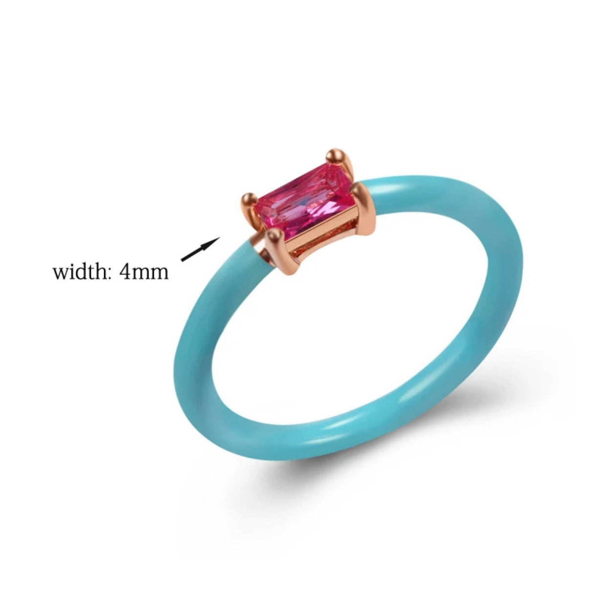 CELESTINA ENAMEL COLORFUL RINGS