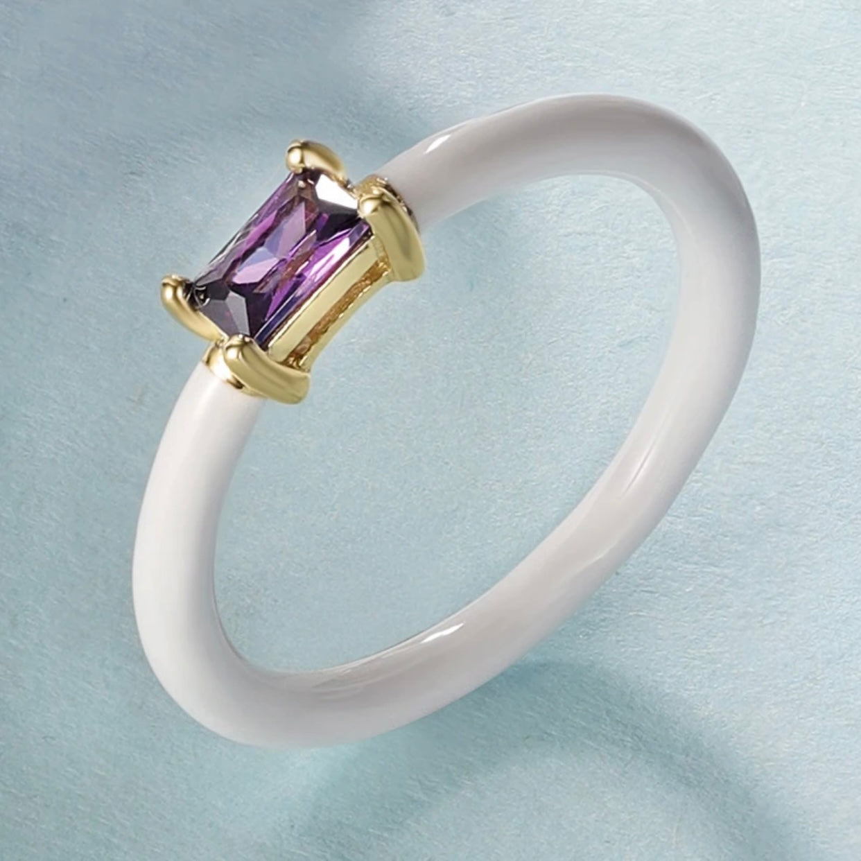 CELESTINA ENAMEL COLORFUL RINGS