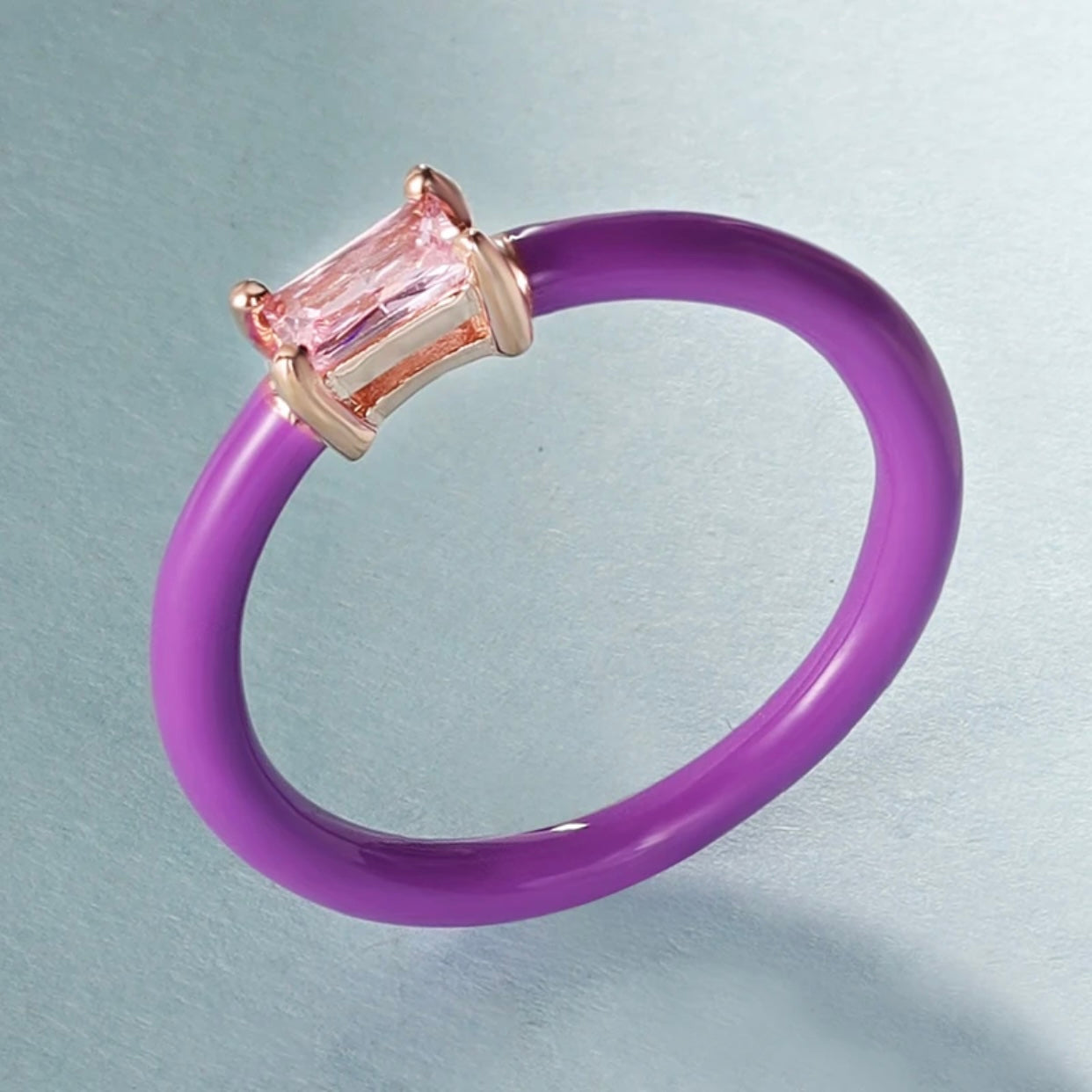 CELESTINA ENAMEL COLORFUL RINGS