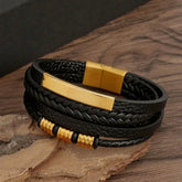 KINGSTON LEATHER TRIO BAND BRACELET