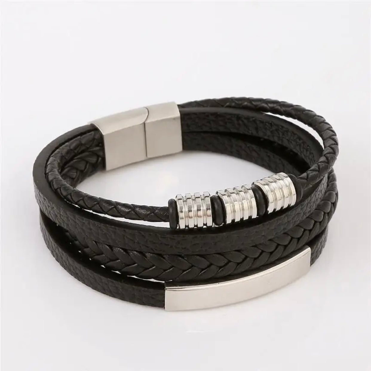 KINGSTON LEATHER TRIO BAND BRACELET