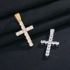 DIEGO MOISSANITE BLING CROSS