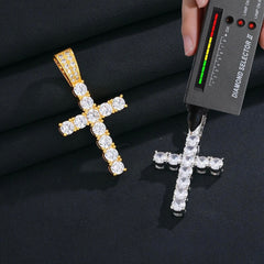 DIEGO MOISSANITE BLING CROSS