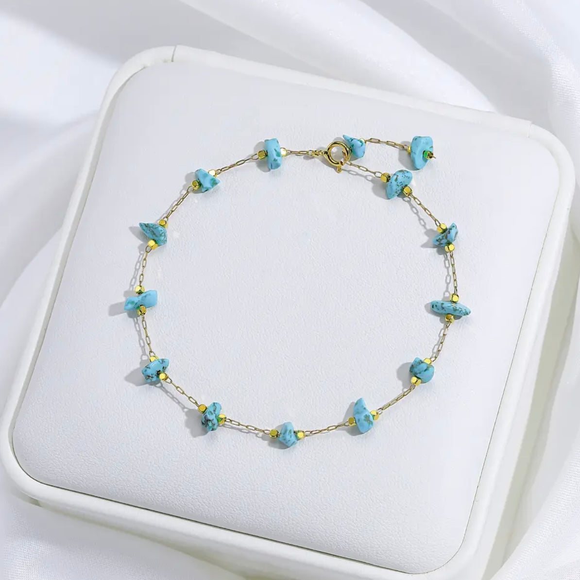 NATURAL STONES DAINTY BRACELET