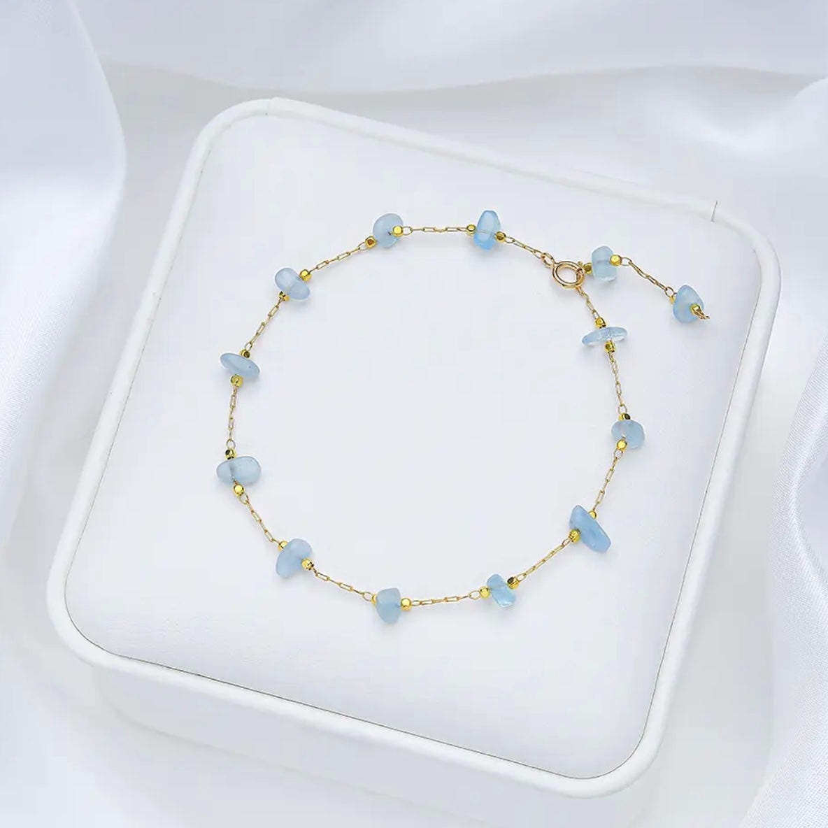 NATURAL STONES DAINTY BRACELET