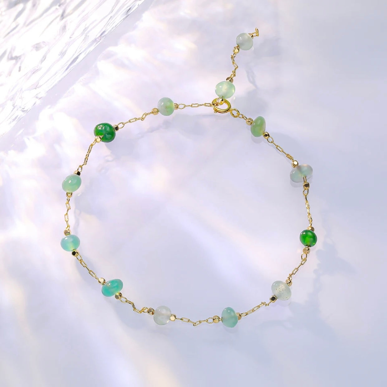 NATURAL STONES DAINTY BRACELET