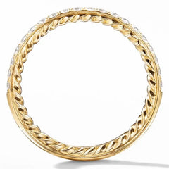 SARA STERLING SILVER PAVE BAND RING