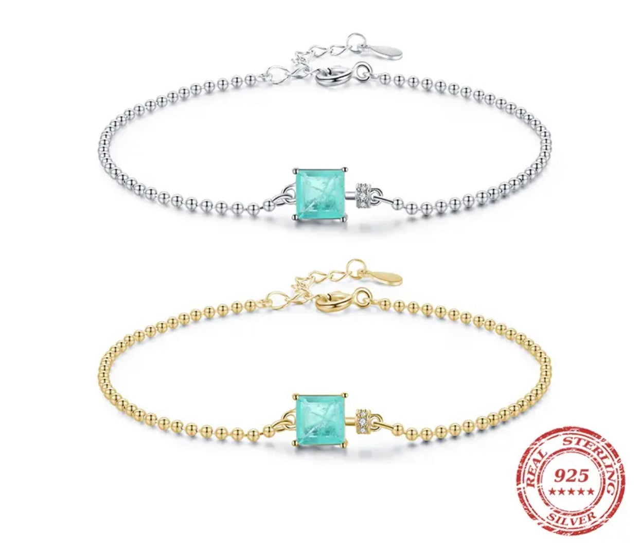 ANDREEA STERLING SILVER PARAIBA BRACELET