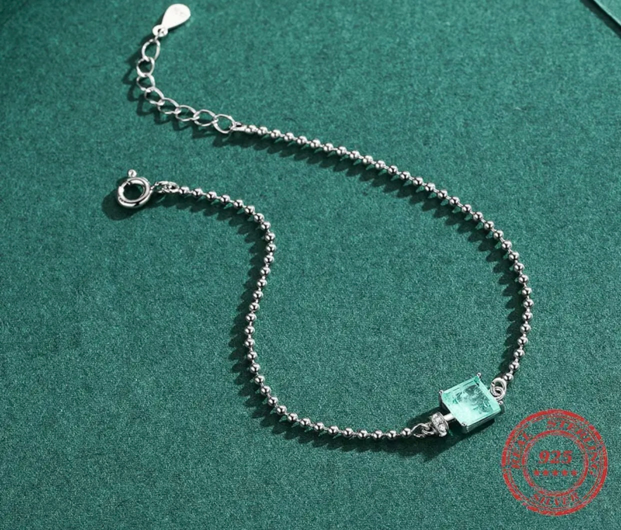 ANDREEA STERLING SILVER PARAIBA BRACELET