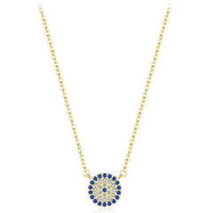 CRISTINA STERLING SILVER EVIL EYE NECKLACE