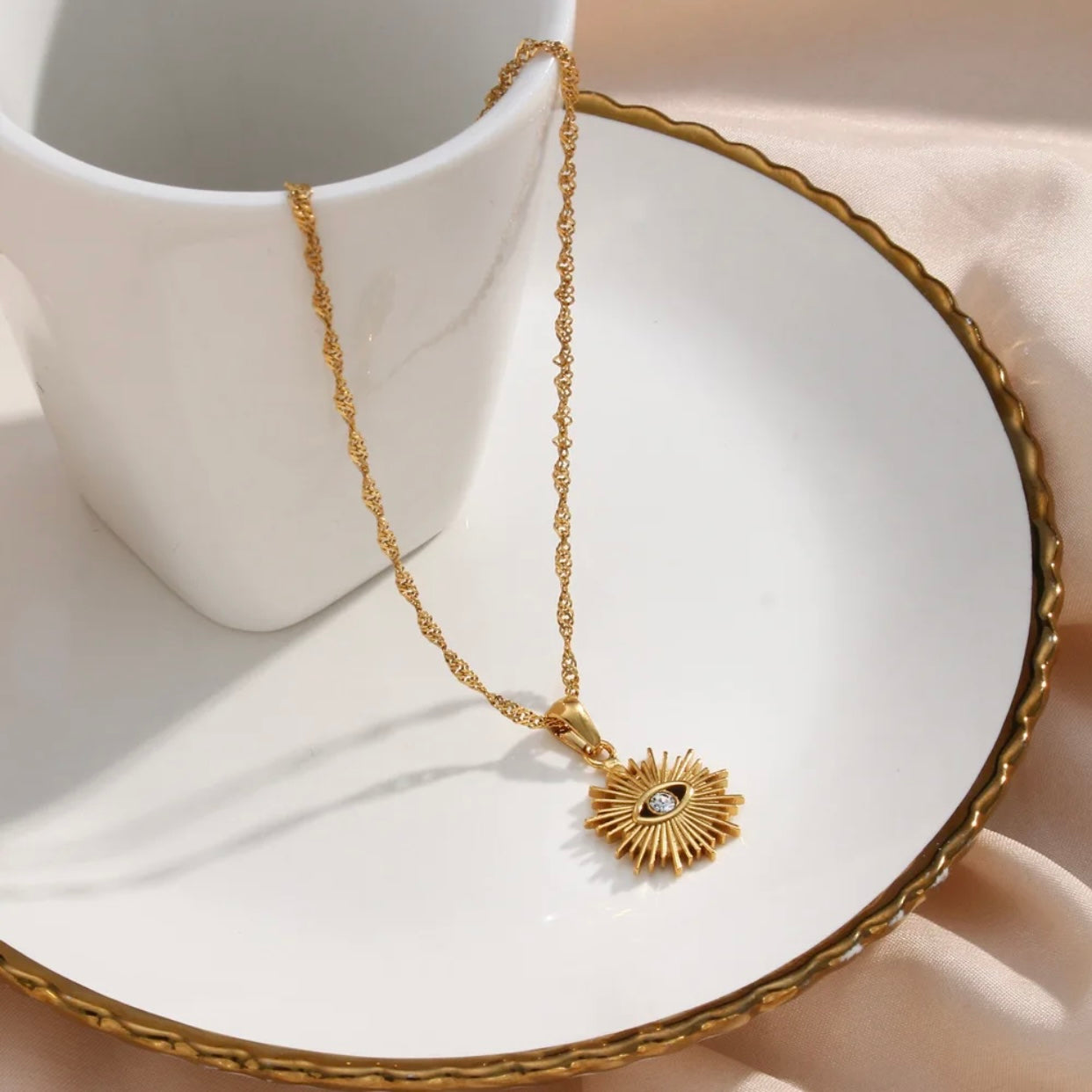 AELIANA EVIL EYE NECKLACE