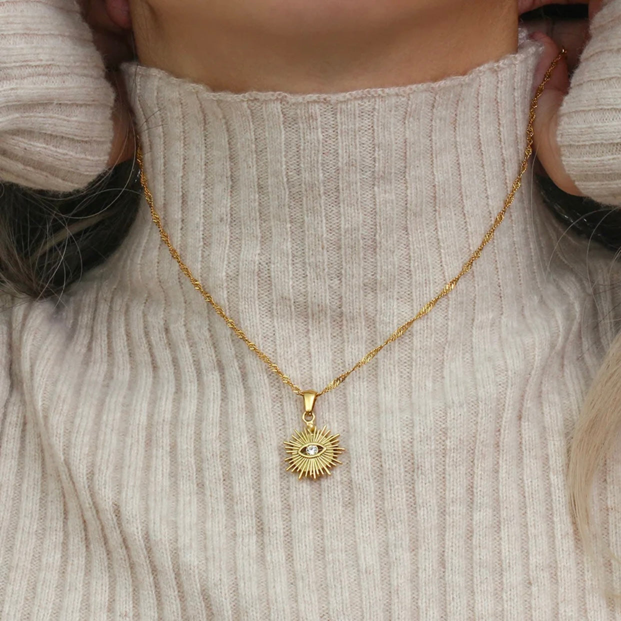 AELIANA EVIL EYE NECKLACE